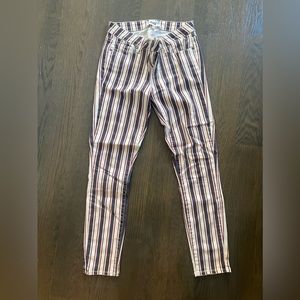 Paige Stripped Jeans Size 27
